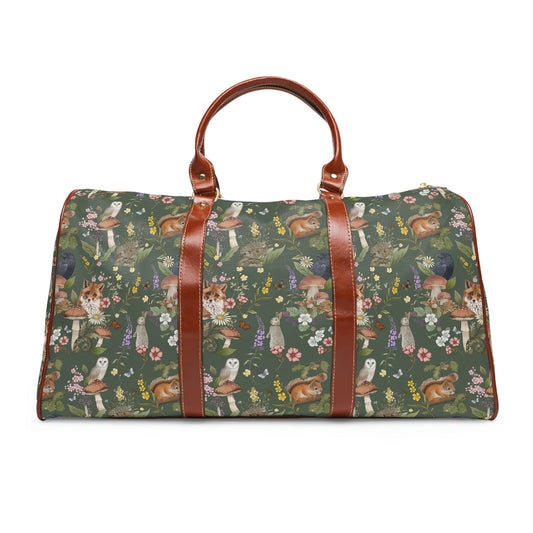 Woodland Animals Waterproof Travel Bag