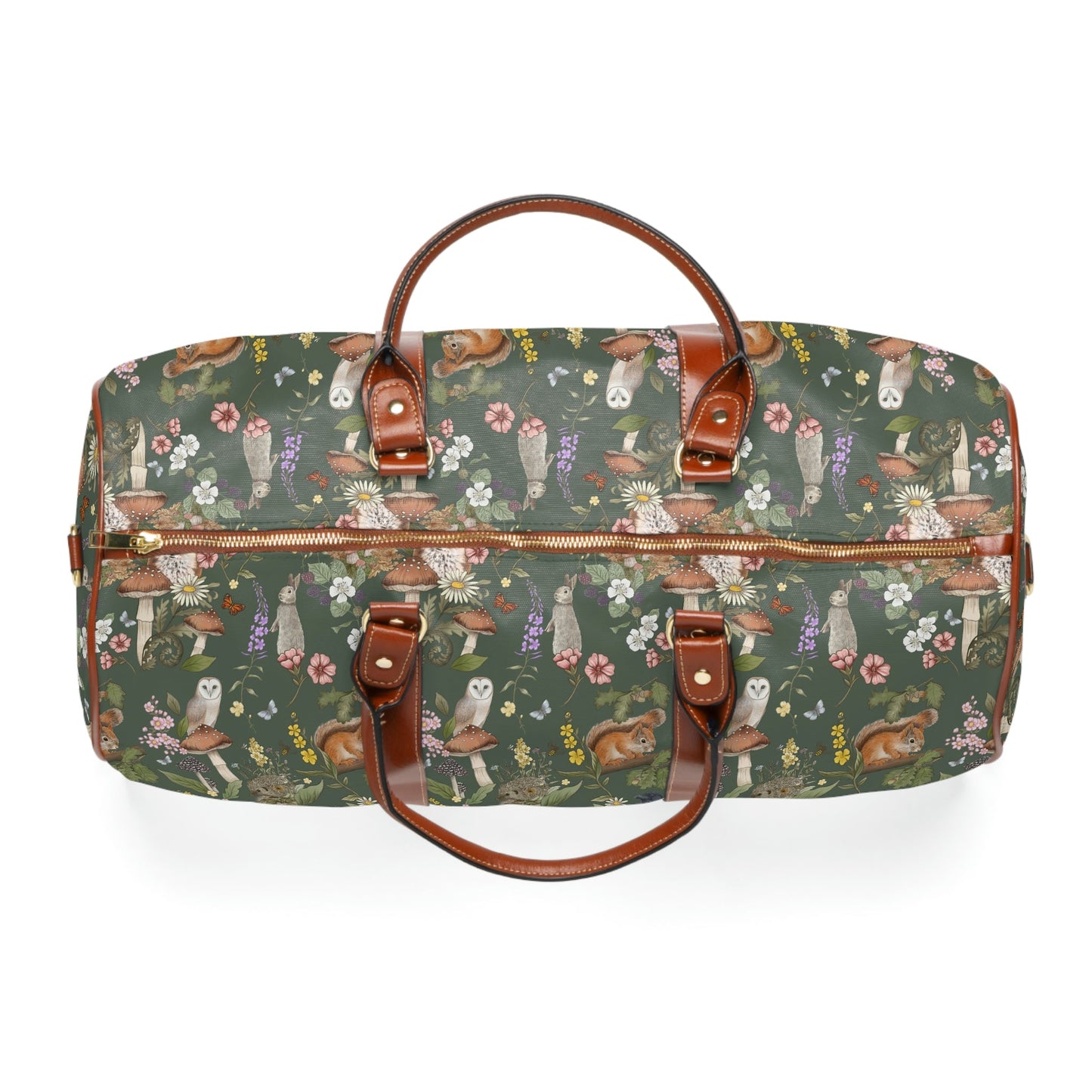 Woodland Animals Waterproof Travel Bag