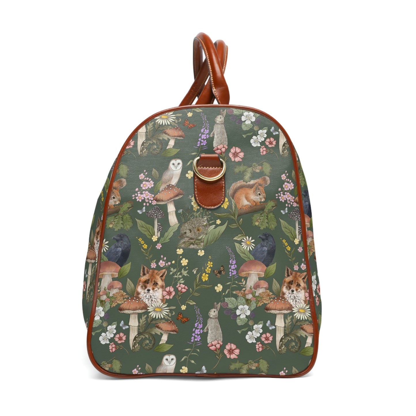 Woodland Animals Waterproof Travel Bag