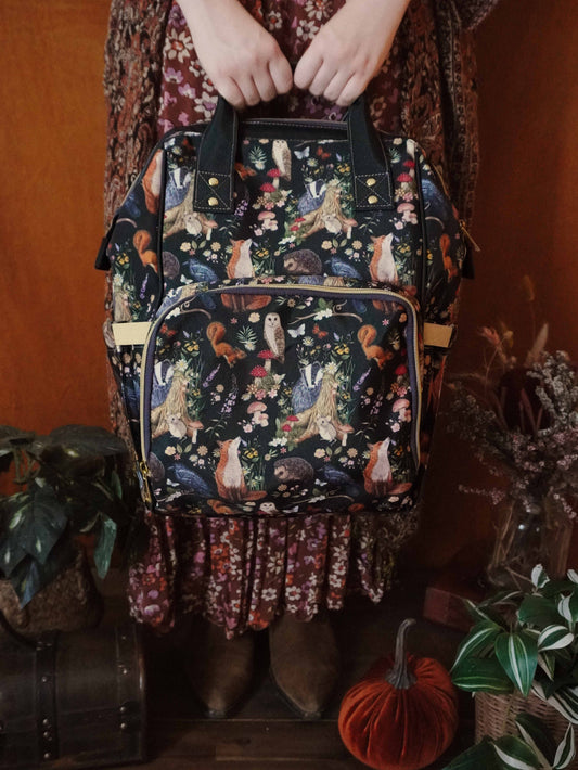 Moonlight Forest Animals Backpack