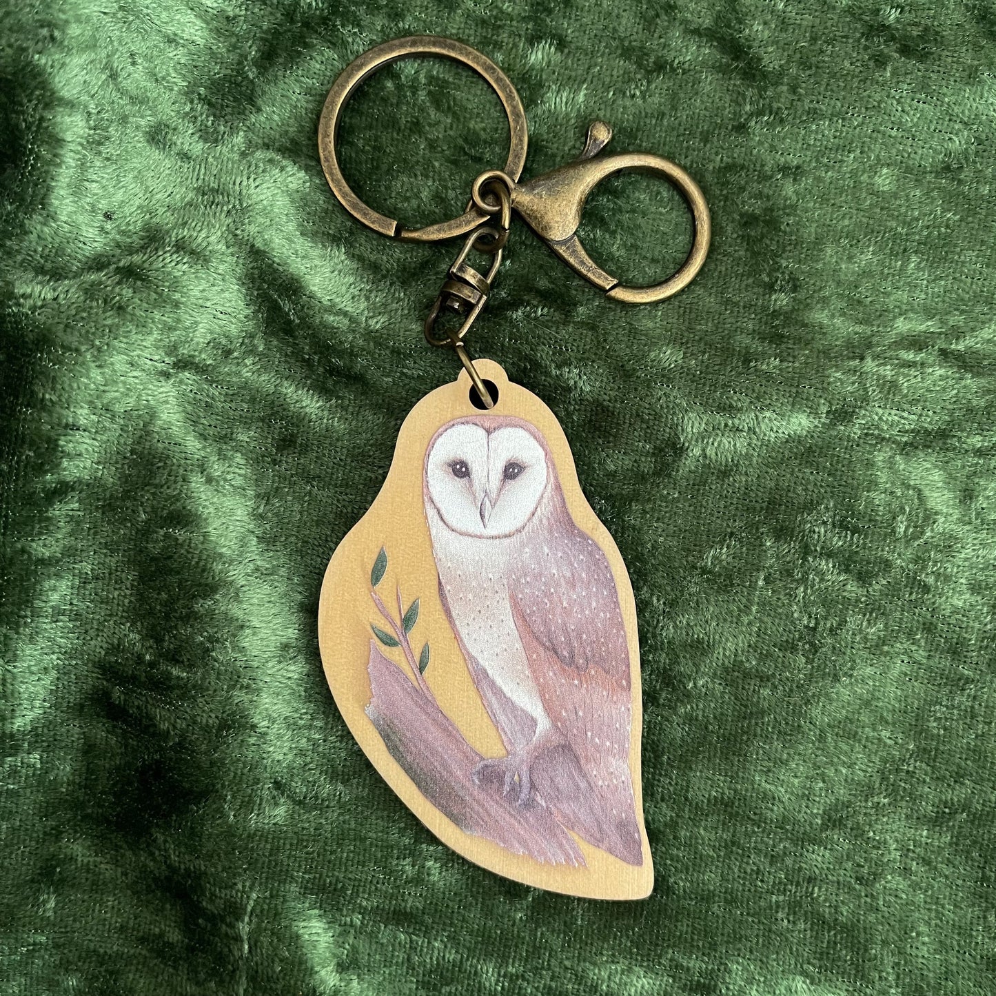 Owl keyring
