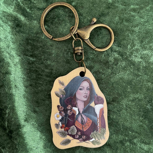 Hedge witch keyring