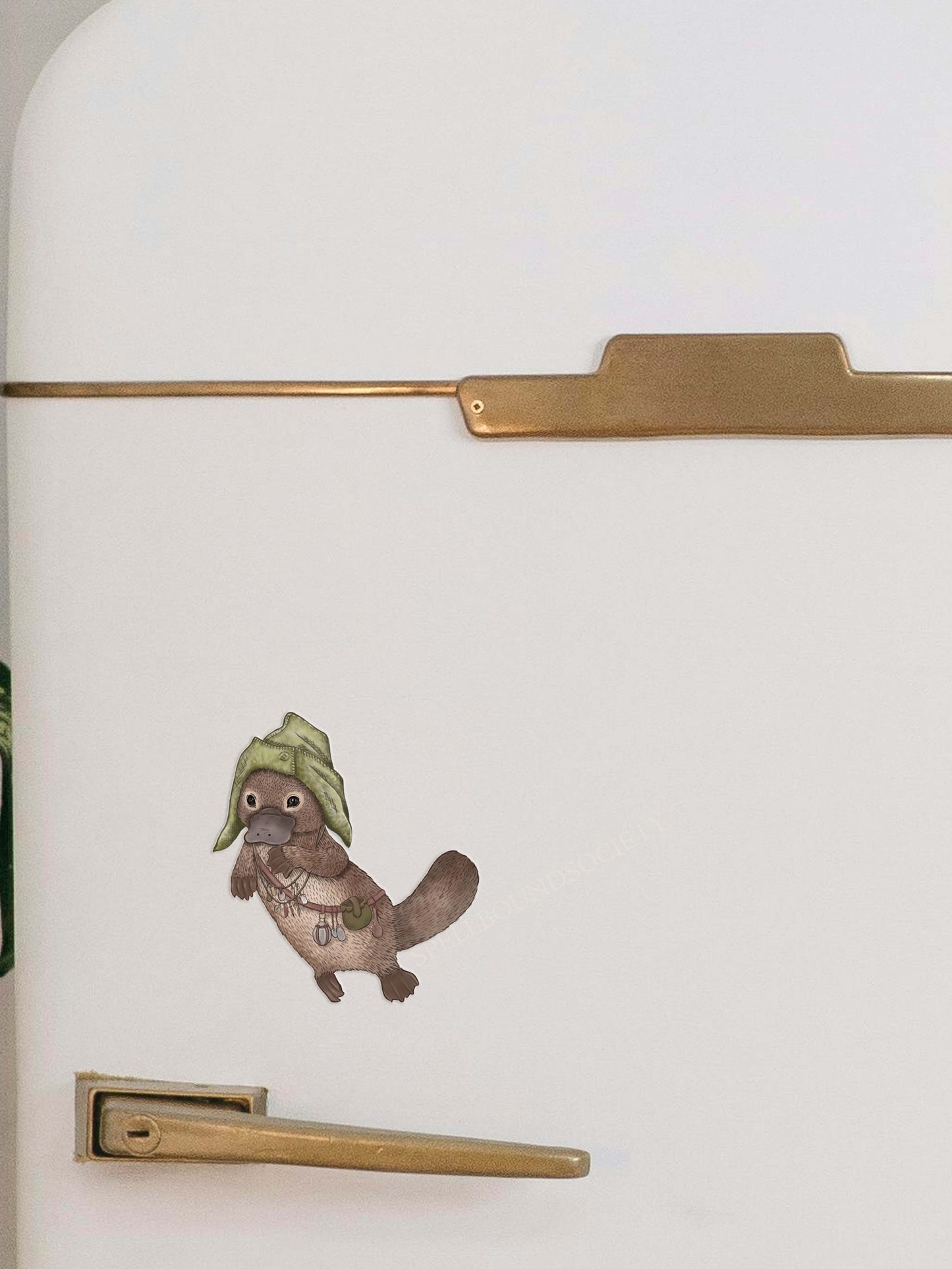 Foraging Platypus Magnet