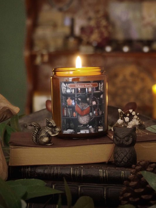 Woodland Book Mouse Soy Candle