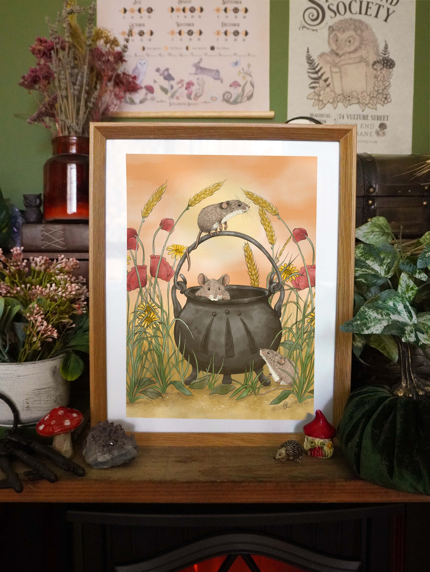 Cauldron Mice Print