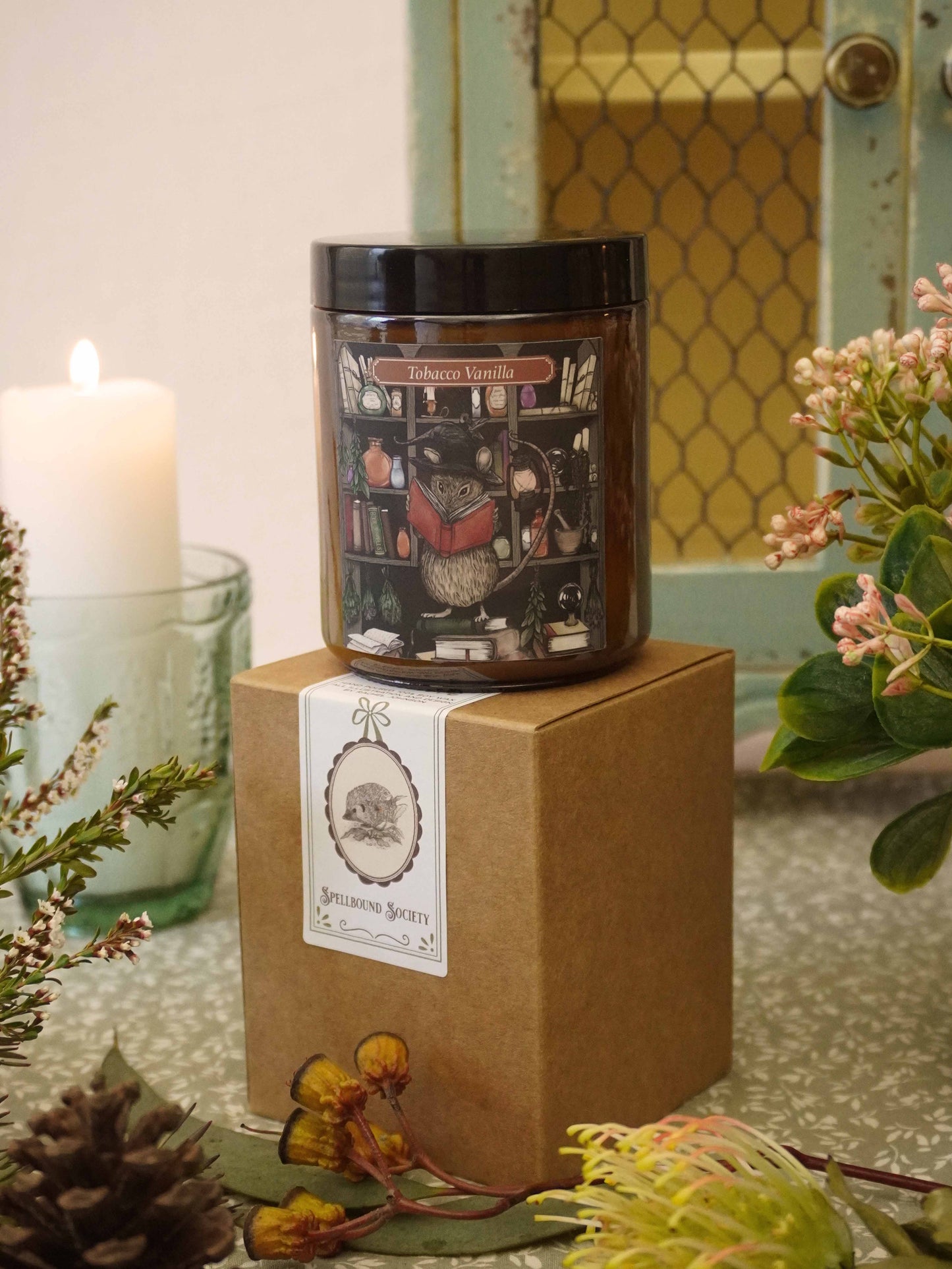 Woodland Book Mouse Soy Candle