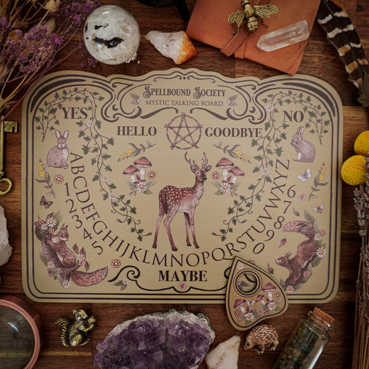 Woodland Animals Spirit Board - Green