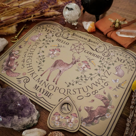 Woodland Animals Spirit Board - Green