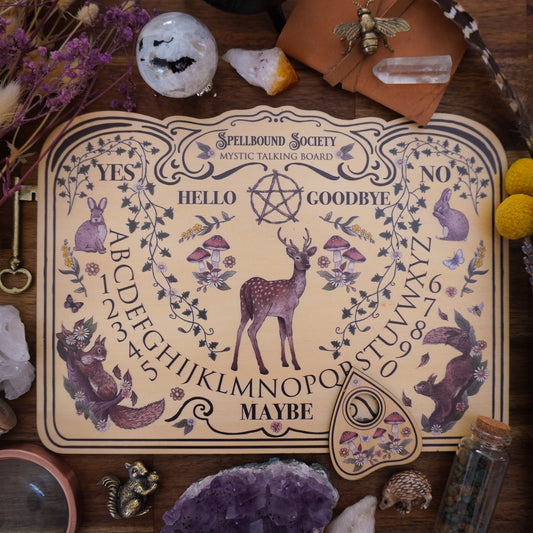 Woodland Animals Spirit Board - Light Wood
