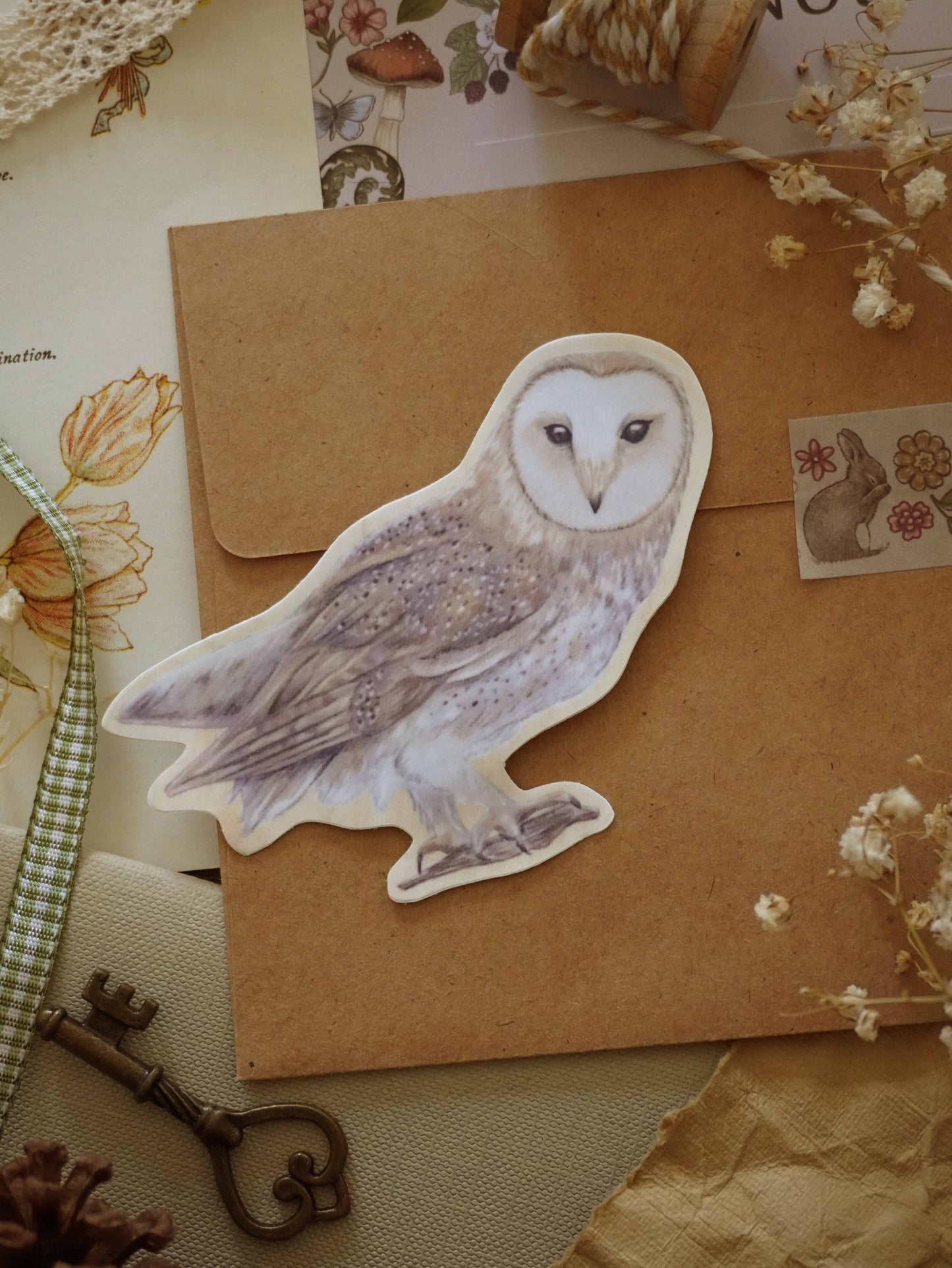Owl Vinyl Sticker