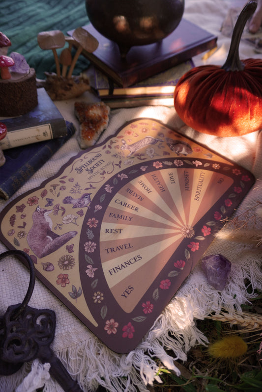 Hand drawn Woodland Animals Pendulum Board