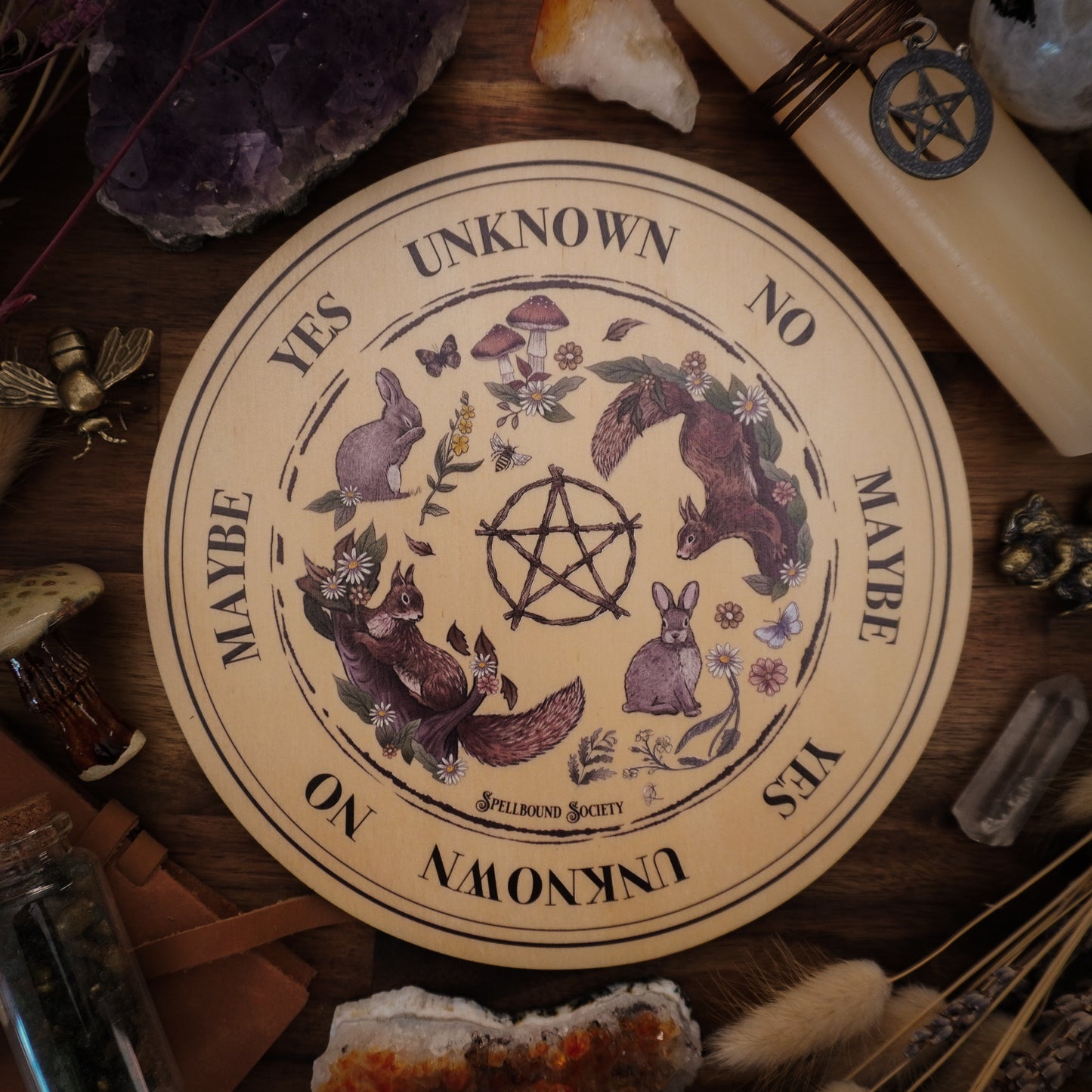 Rabbits and Squirrels Pendulum Board