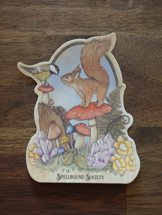 Woodland Friends Die Cut Sticker