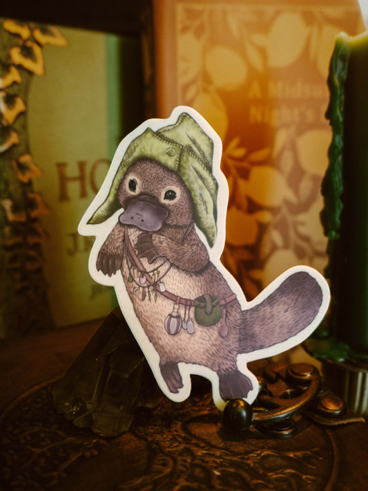 Foraging Platypus Magnet