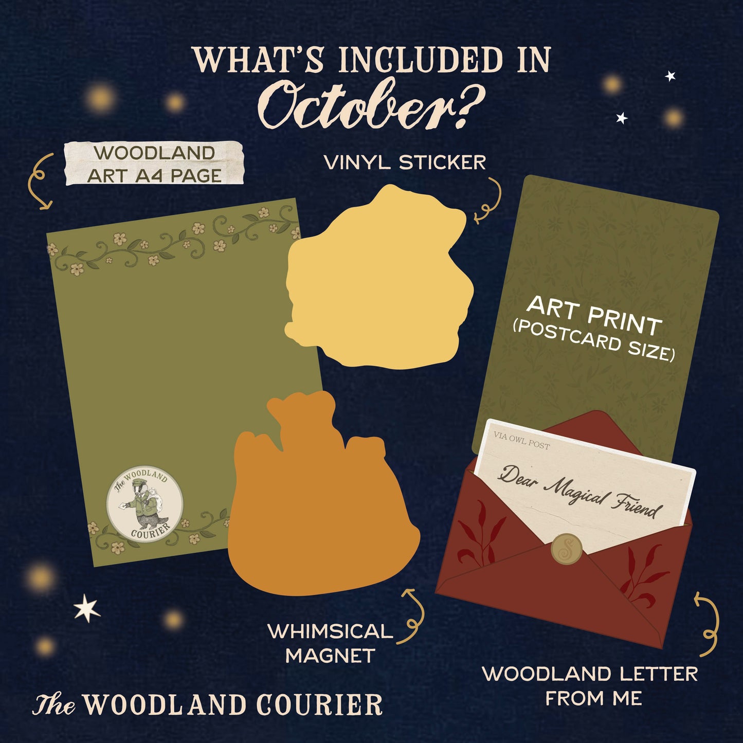 The Woodland Courier - Australia (SIGN UP NOW TO RECEIVE OCTOBER SURPRISE MAIL)