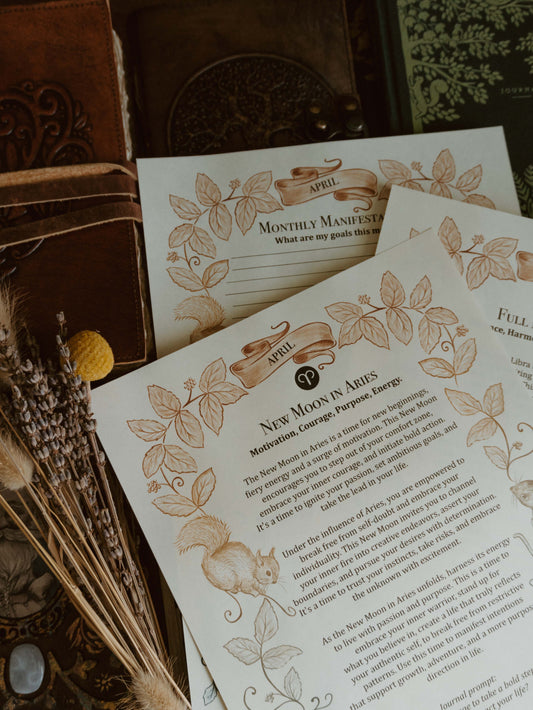 Lunar Grimoire: A Free Downloadable Guide to April 2026 Libra Full Moon and Aries New Moon