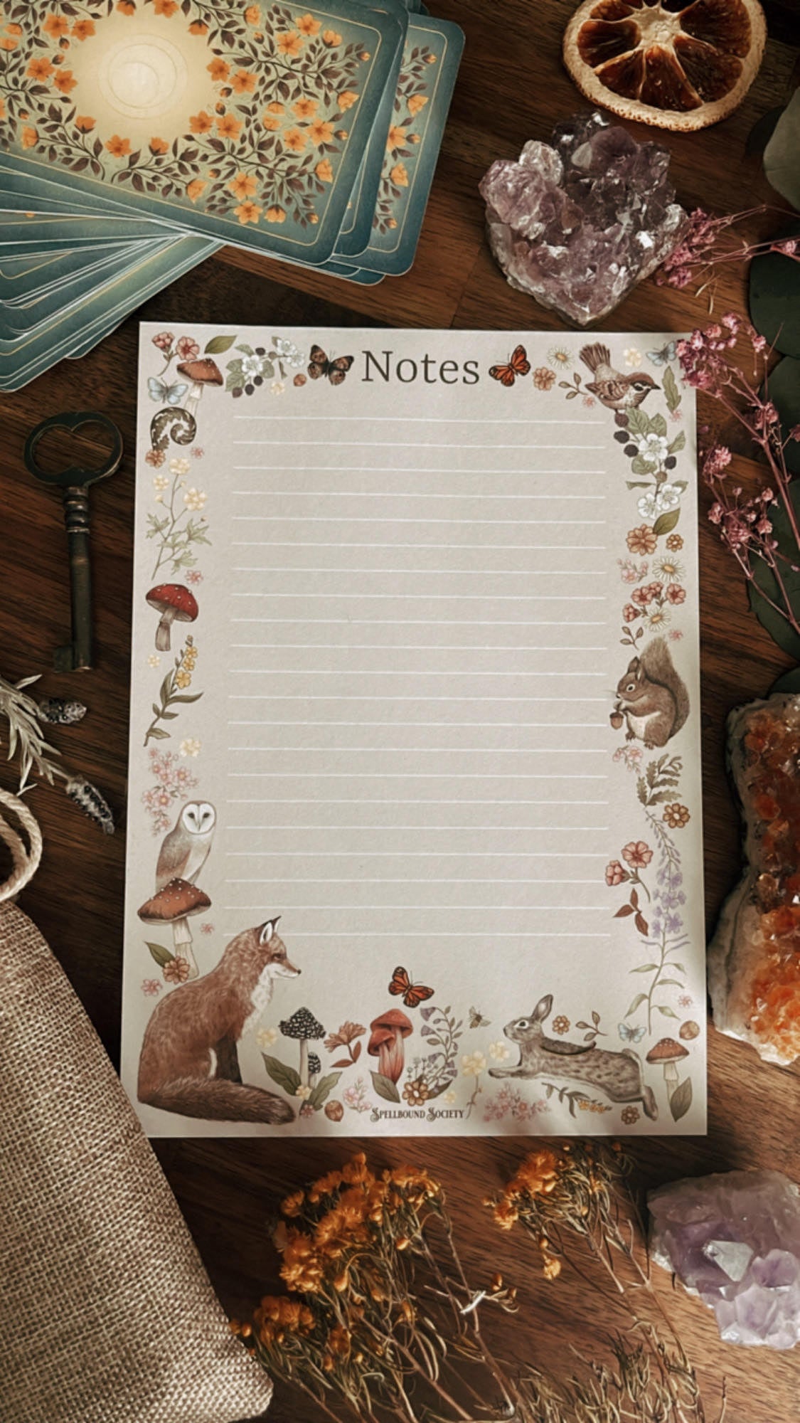 Woodland Animal Notepad