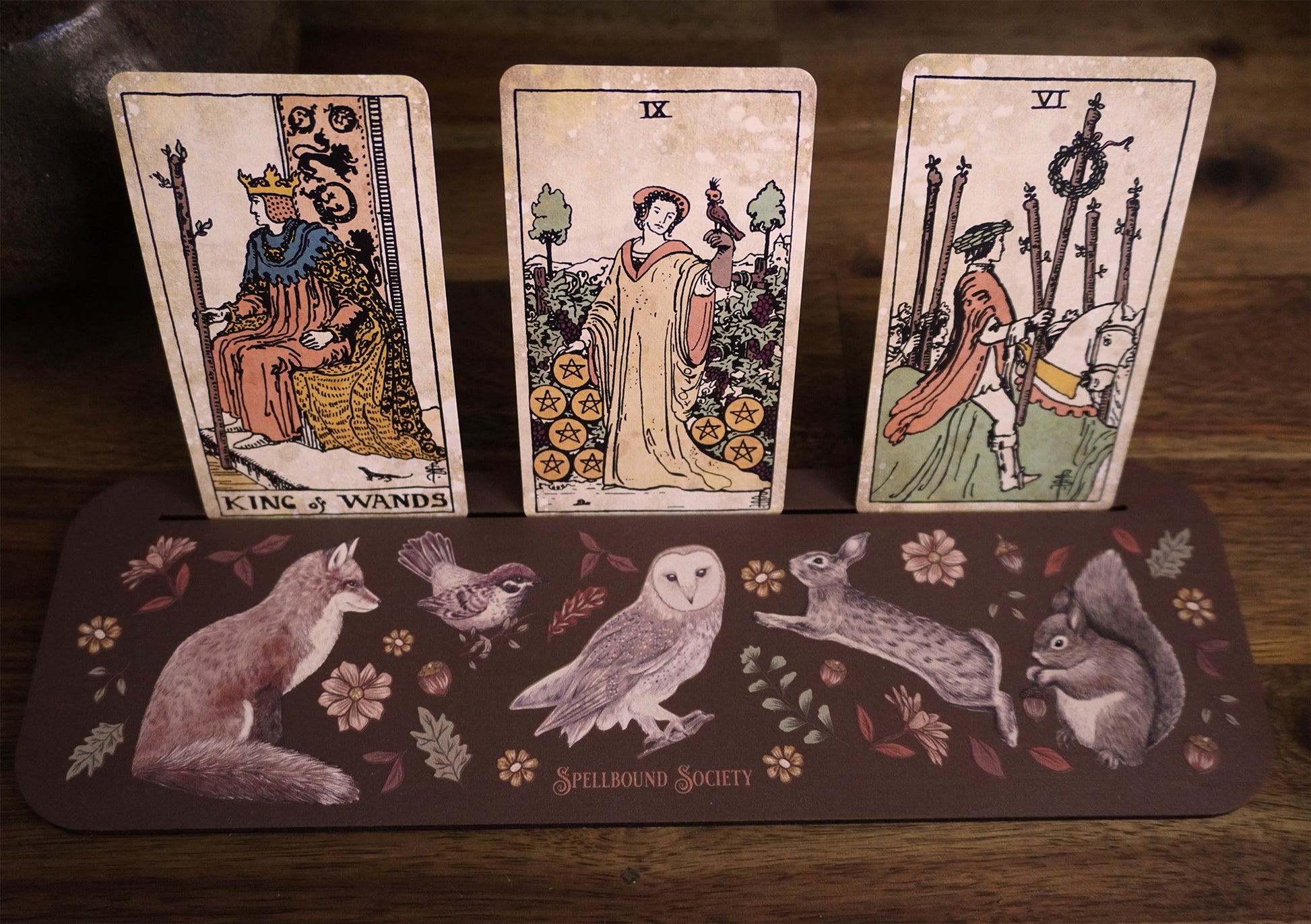 Woodland Animals Tarot Card Holder Oracle Card Holder – Spellbound Society