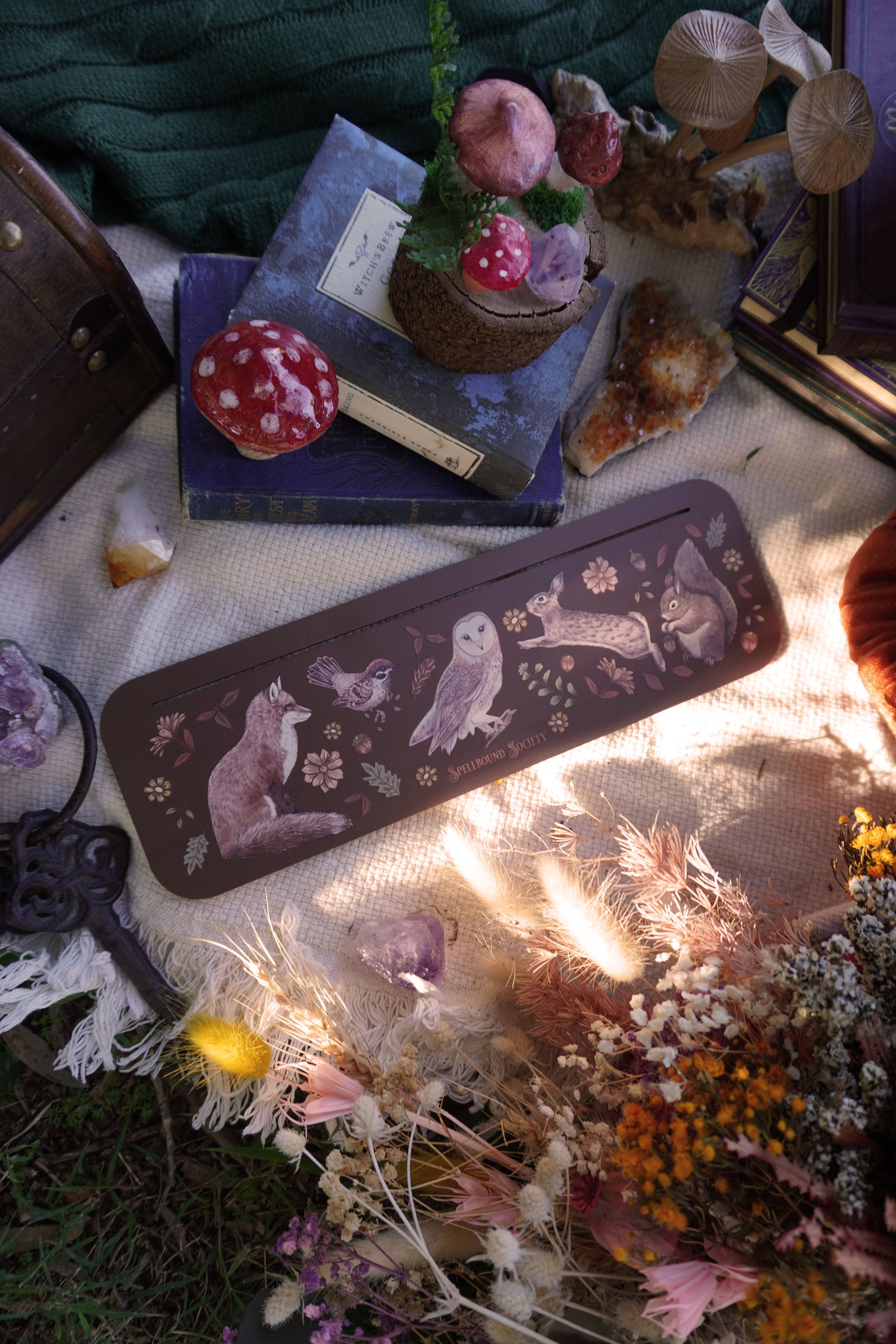 Woodland Animals Tarot Card Holder Oracle Card Holder – Spellbound Society
