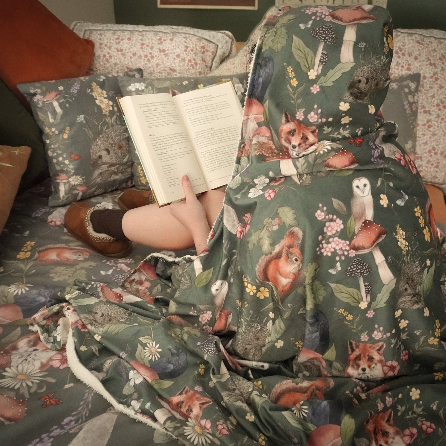 Woodland Green Snuggle Blanket