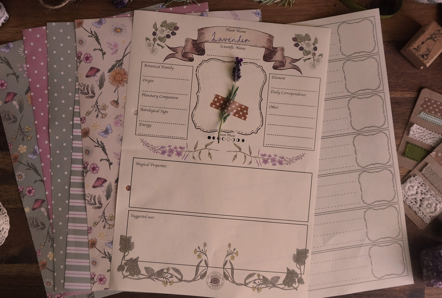 Magical Garden Grimoire Collection - PRINTABLE DOWNLOAD