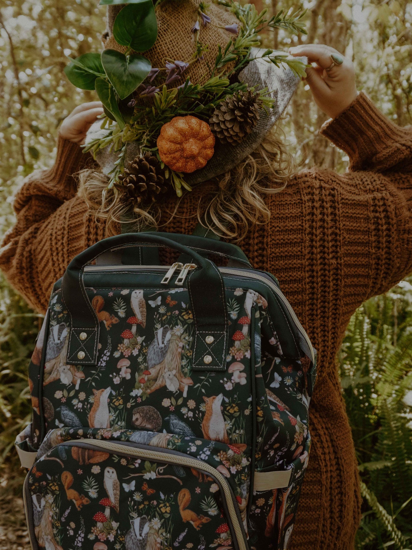 Moonlight Forest Animals Backpack