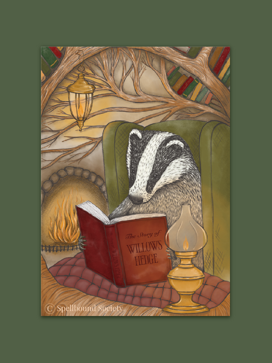 Hermit Badger Print