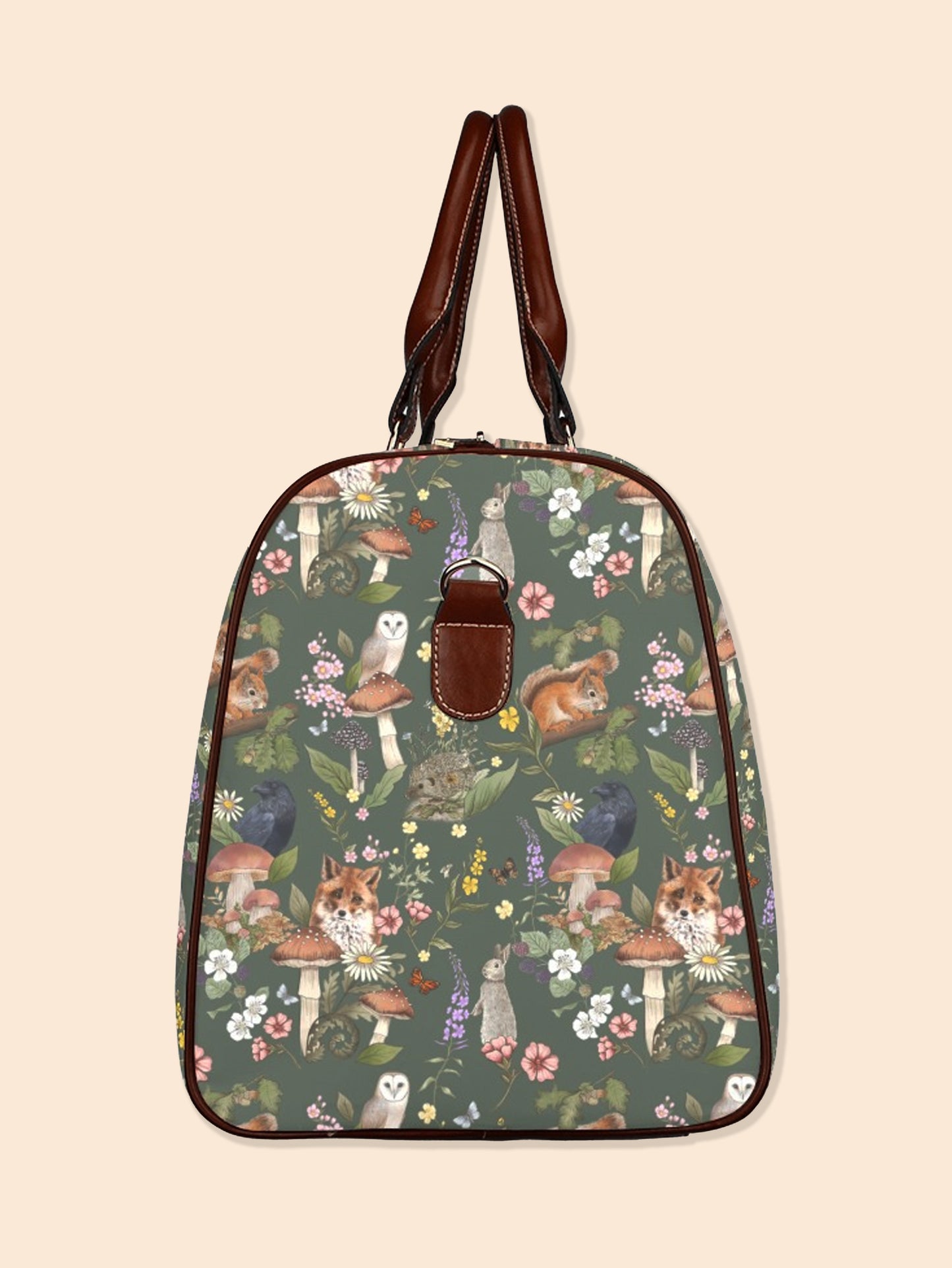 Woodland Animals Waterproof Travel Bag