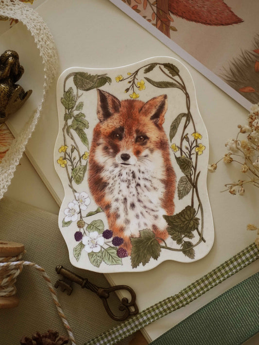 Fox Die Cut Sticker