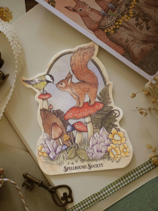 Woodland Friends Die Cut Sticker