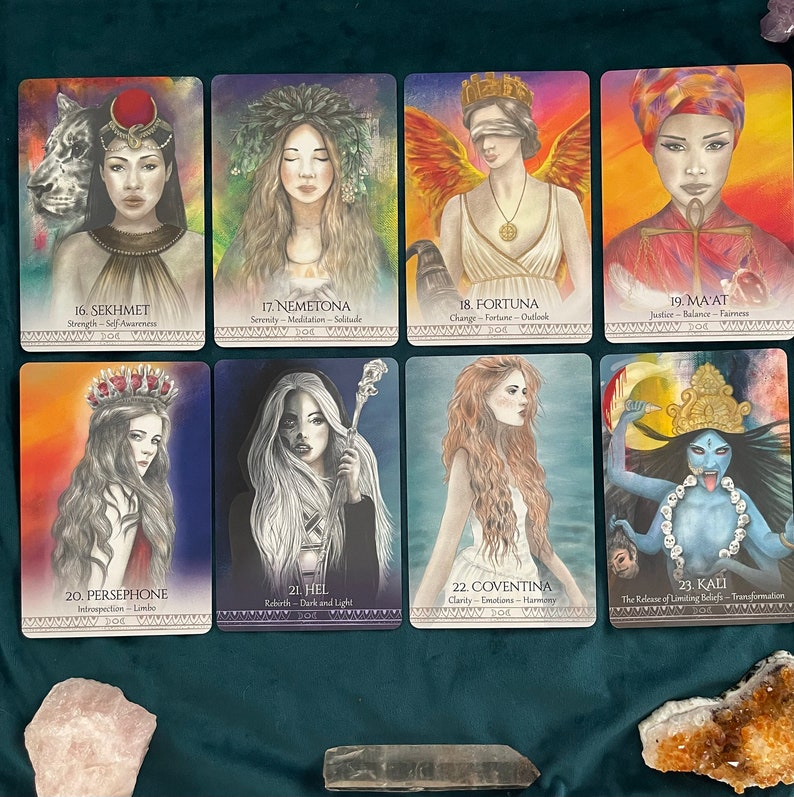 Goddess Spirit Oracle Deck - Blue Angel edition & FREE 5x7” print