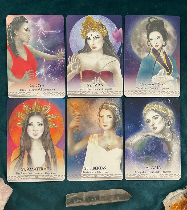 Goddess Spirit Oracle Deck - Blue Angel edition & FREE 5x7” print