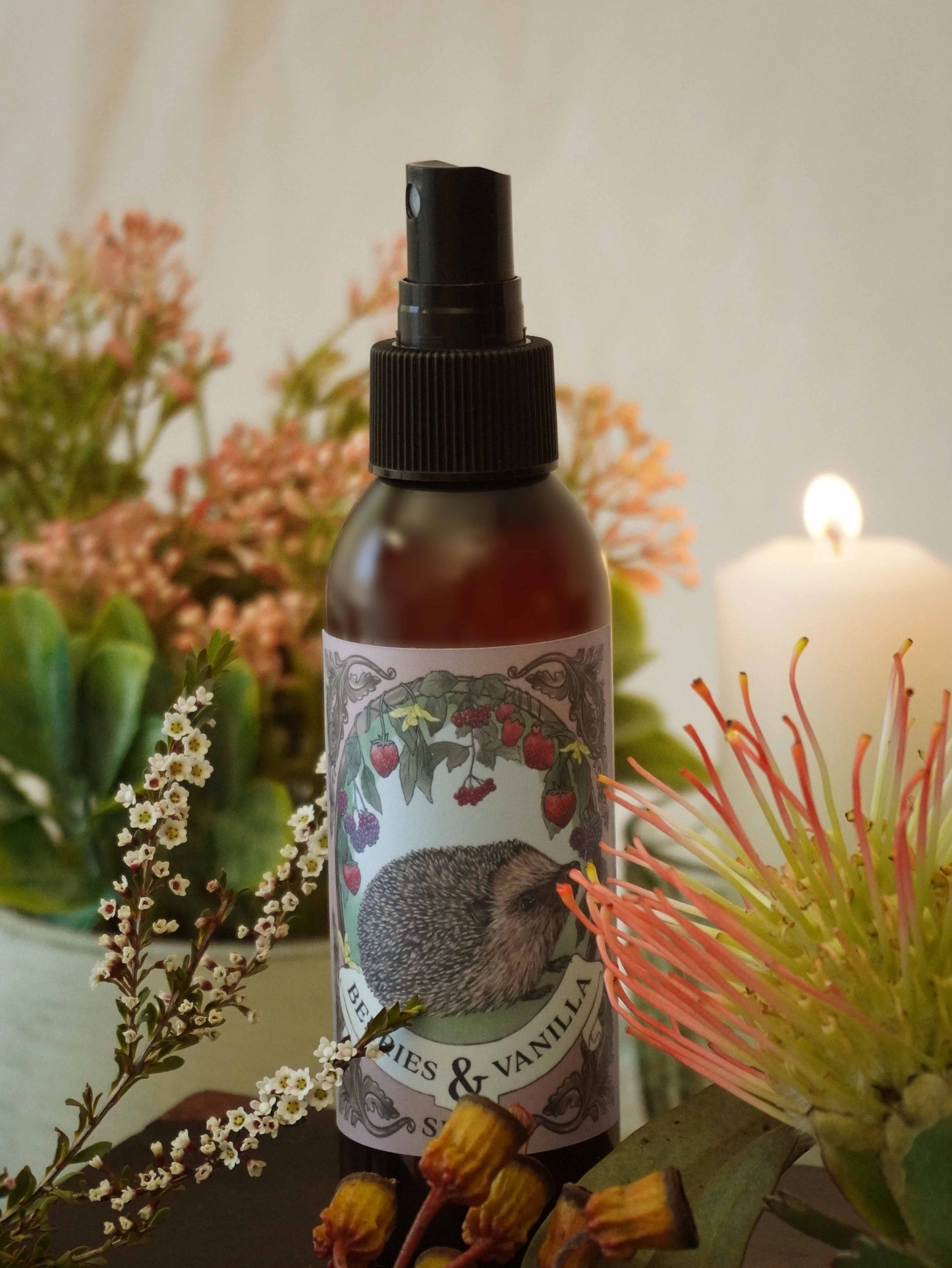 Berry and Vanilla Hedgehog Room Spray