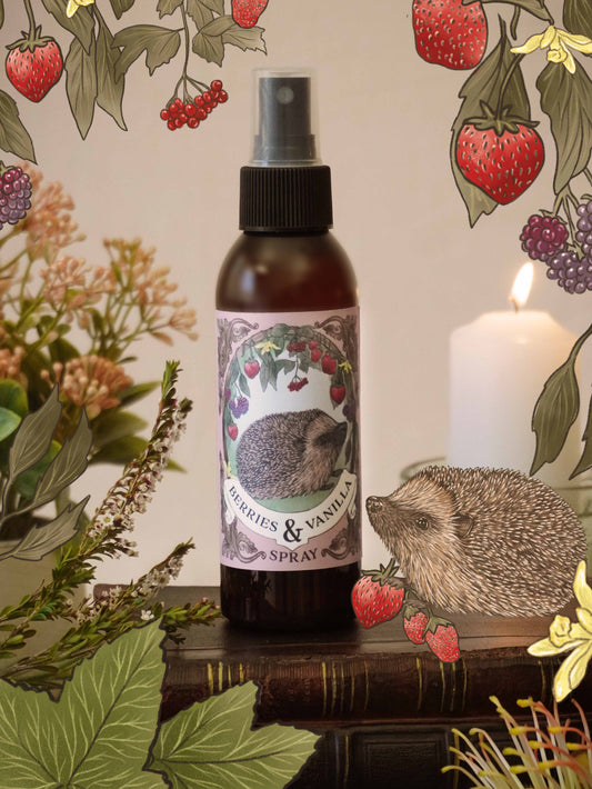 Berry and Vanilla Hedgehog Room Spray