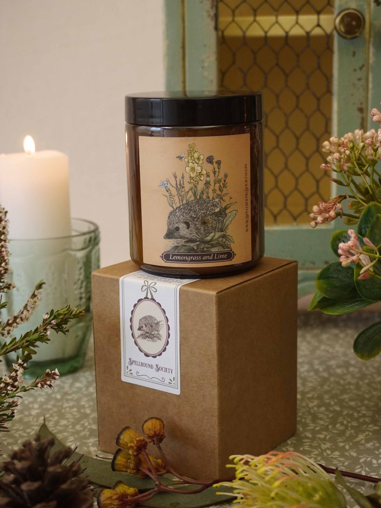 Woodland Hedgehog Soy Candle