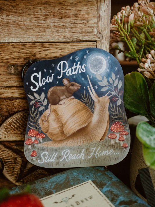 Slow Path Home Magnet