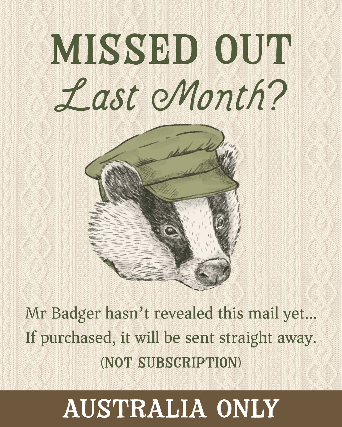 The Woodland Courier Mail No.11 (November Mail 2026) - Australia