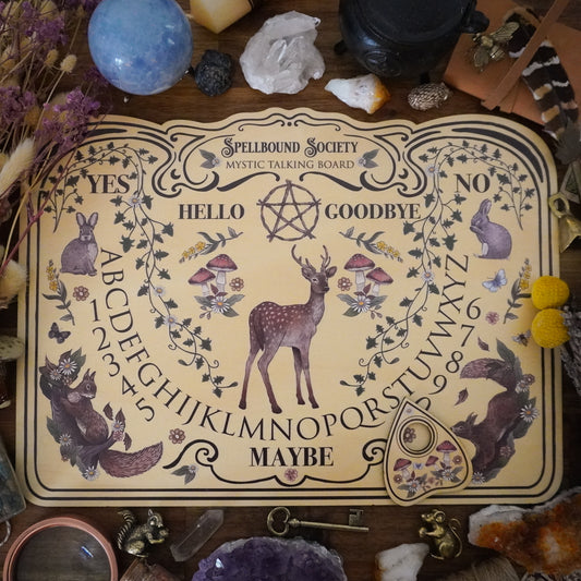 Woodland Animals Spirit Board - Light Wood - Large