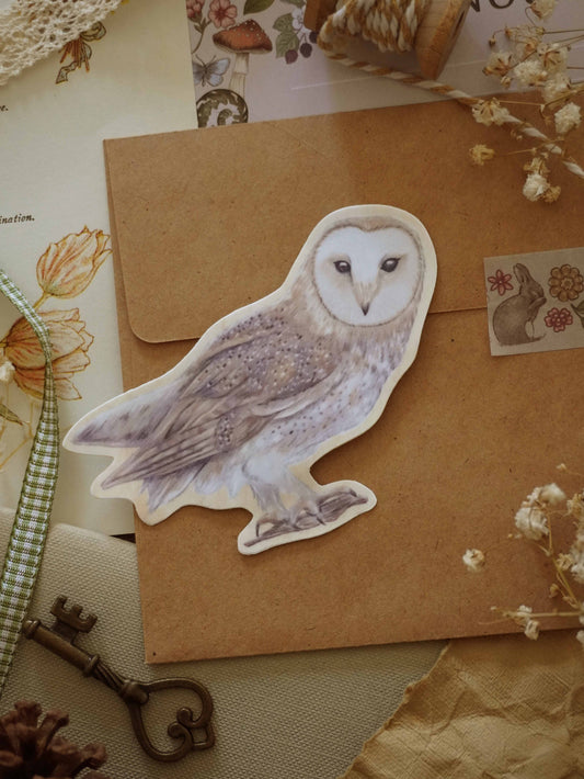 Owl Vinyl Sticker