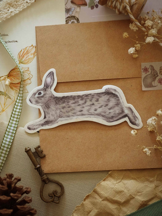 Rabbit Vinyl Sticker