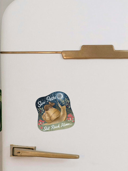 Slow Path Home Magnet