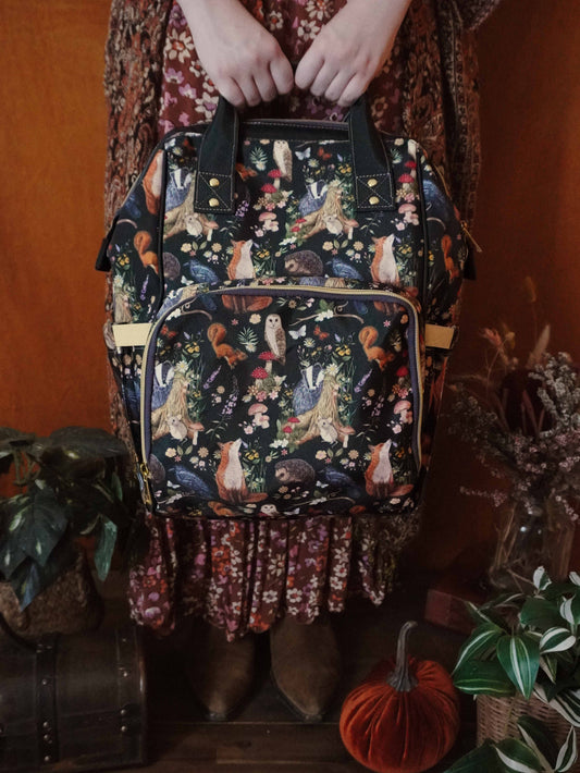 Moonlight Forest Animals Backpack