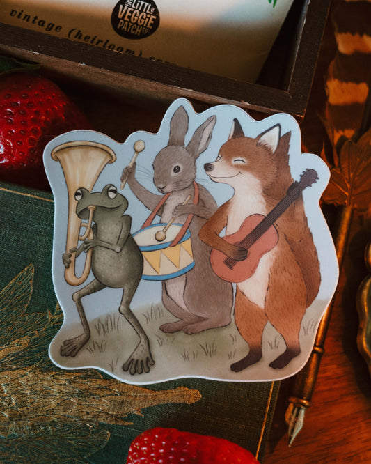 Jolly Marching Band Vinyl Sticker