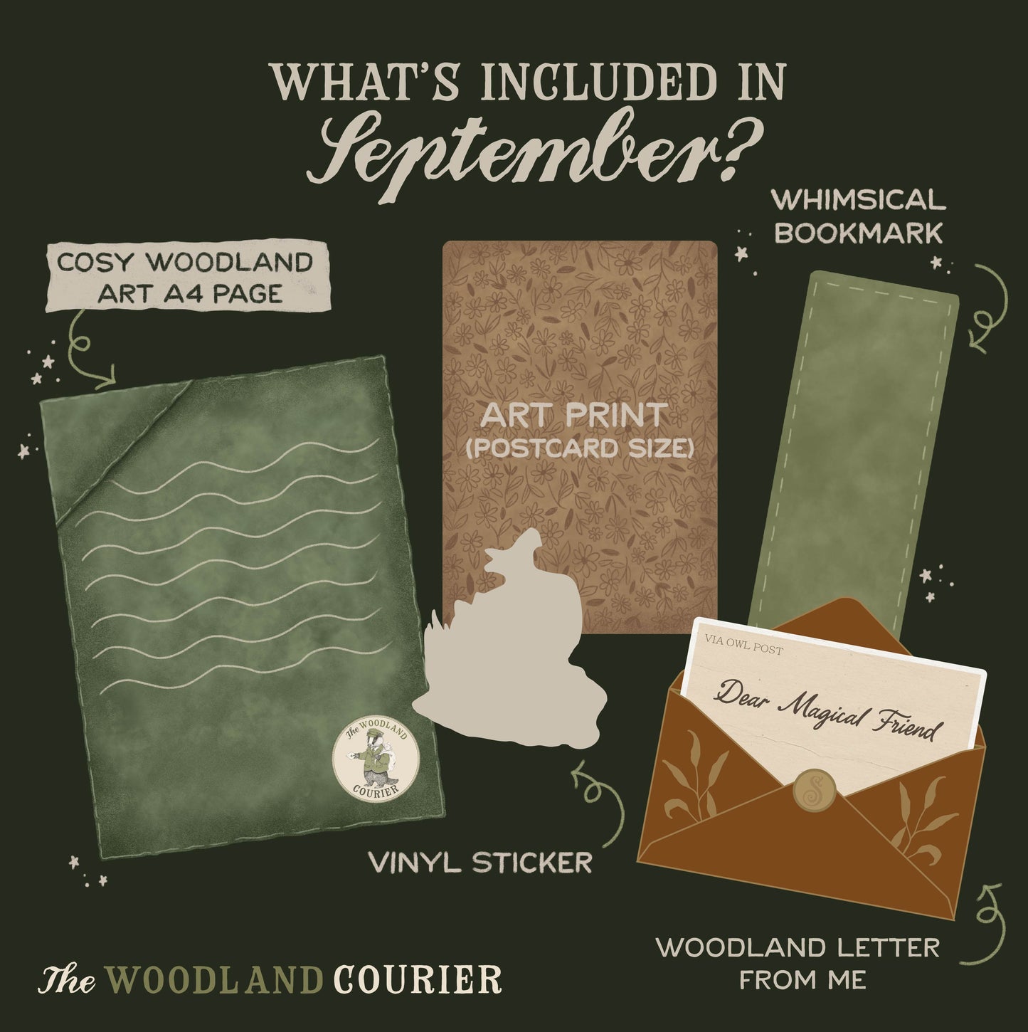 The Woodland Courier - International (SIGN UP NOW TO RECEIVE SEPTEMBER SURPRISE MAIL)
