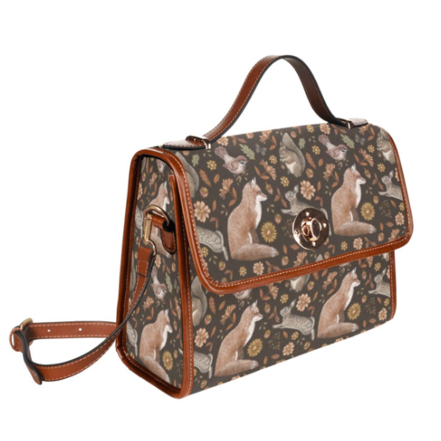 Harvest Home - Dark Background - Satchel Bag