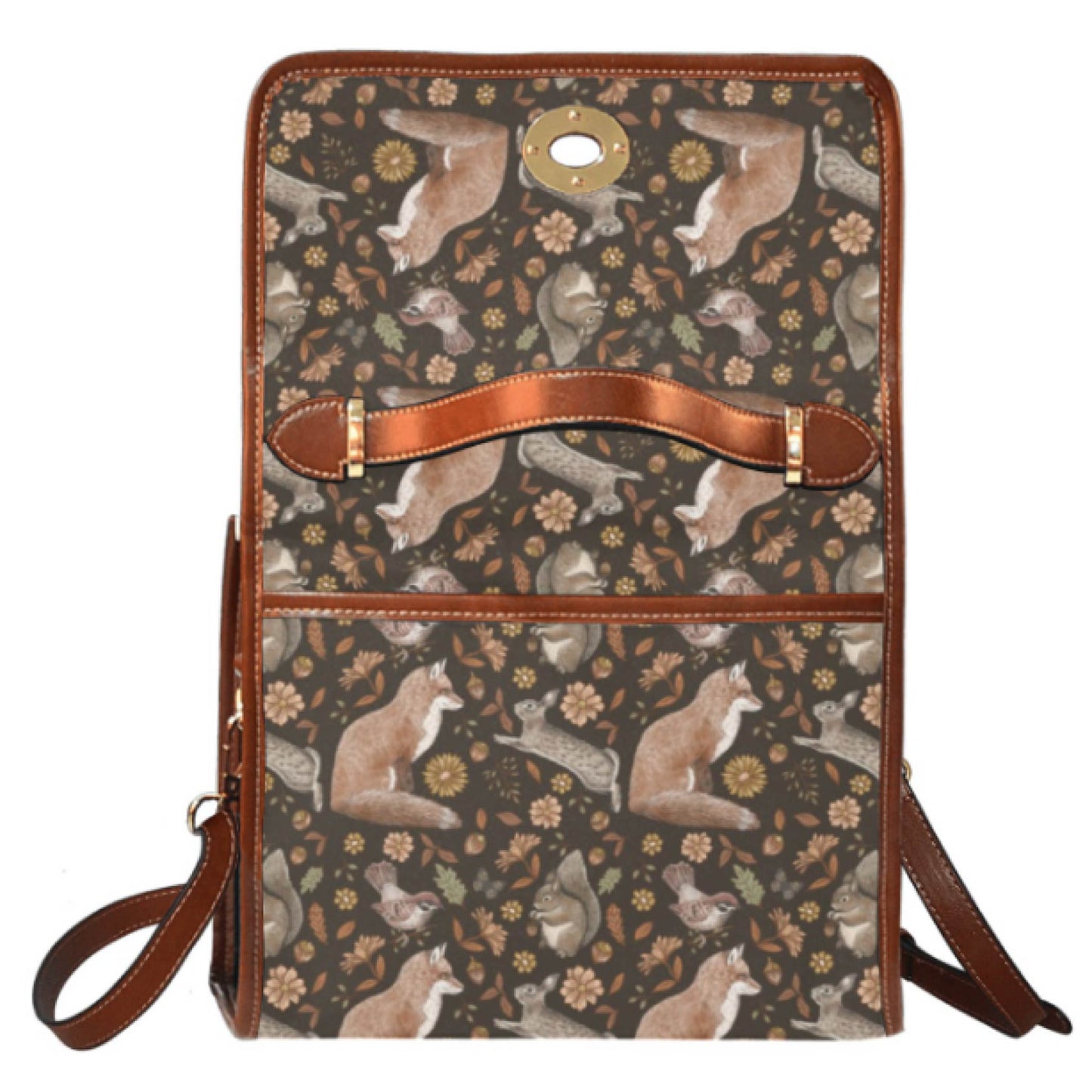 Harvest Home - Dark Background - Satchel Bag