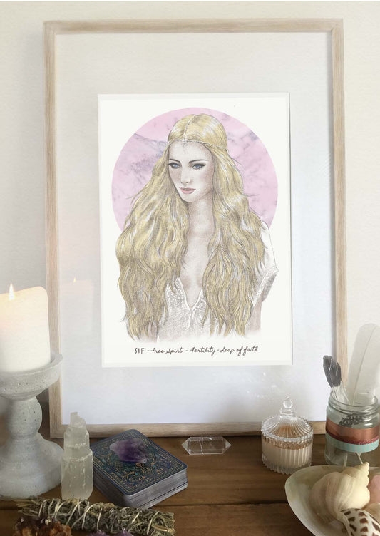 Sif Goddess Print