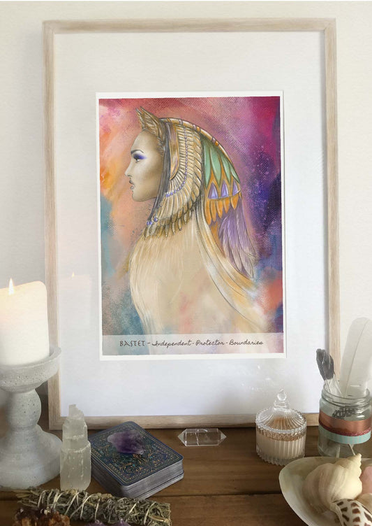 Bastet Goddess Print