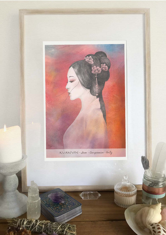 Kuan Yin Goddess Print