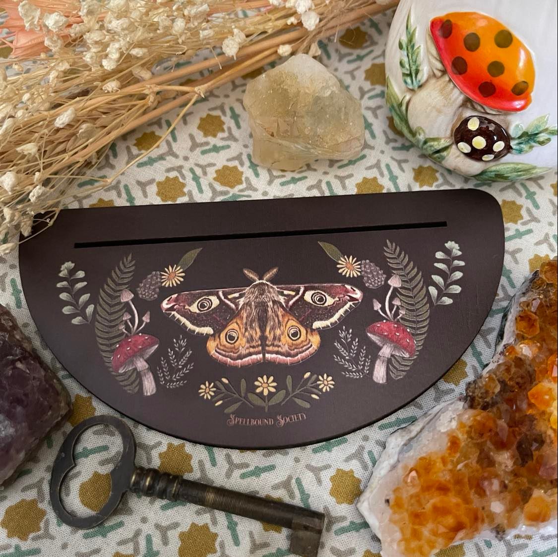 Wooden Moth Tarot Card Holder Oracle Card Holder – Spellbound Society